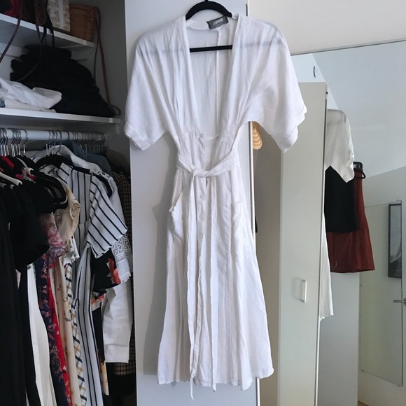 poshmark linen dress